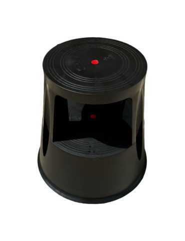 Taburete Estable Movil, Negro PLABELL 2