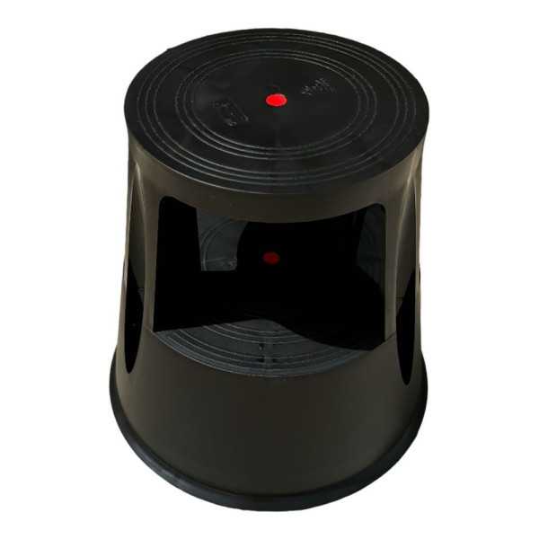 Taburete Estable Movil, Negro PLABELL