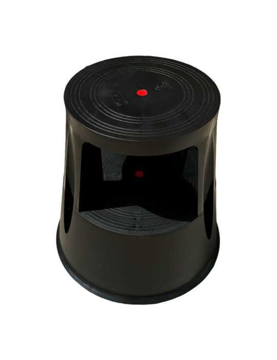 Taburete Estable Movil, Negro PLABELL