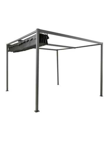 Pérgola para Exterior Color Antracita 3 x 3 x 2,20 m 2