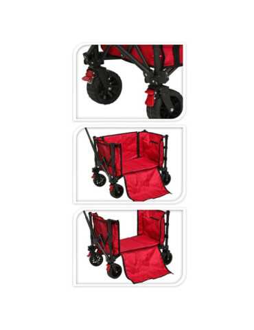 Carro Plegable 70 Kg, Rojo OUTFIT 2