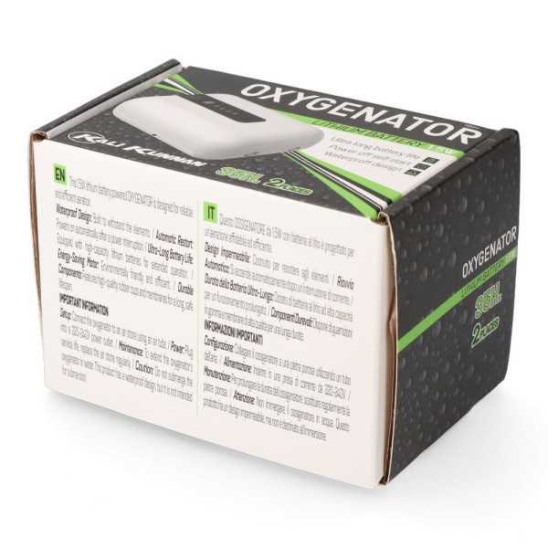 Oxigenador con 2 Salidas de 1,5 W, 35 Horas KALI KUNNAN