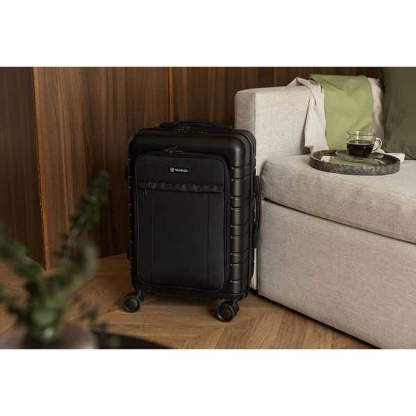Maleta 38l de Cabina T21 Negra Rigida Business 55x35,5x23,5cm 1200608 NUMADA