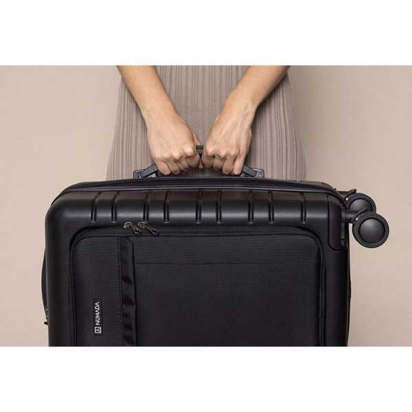 Maleta 38l de Cabina T21 Negra Rigida Business 55x35,5x23,5cm 1200608 NUMADA