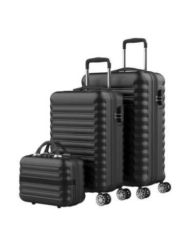 Set de Maletas 3 Piezas Negro Upfly 53cm,63c y,31cm 1200497 NUMADA