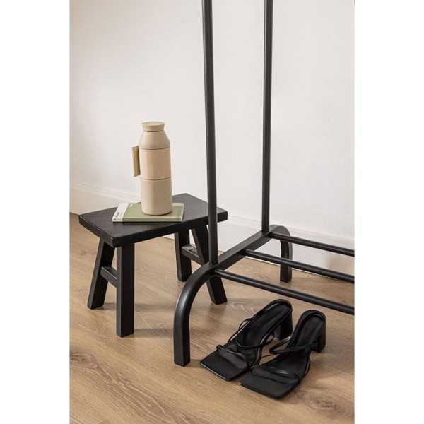 Perchero Burro Hangy Duo Negro Hasta 30 kg NEWLUX