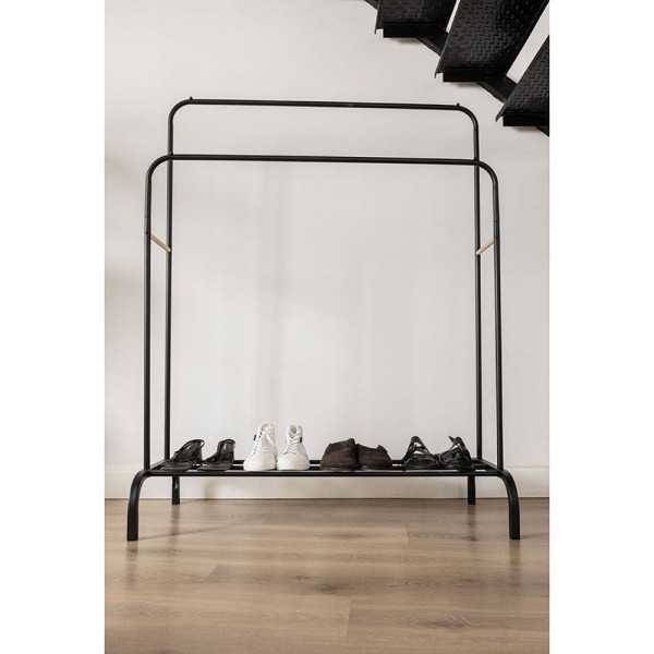 Perchero Burro Hangy Duo Negro Hasta 30 kg NEWLUX