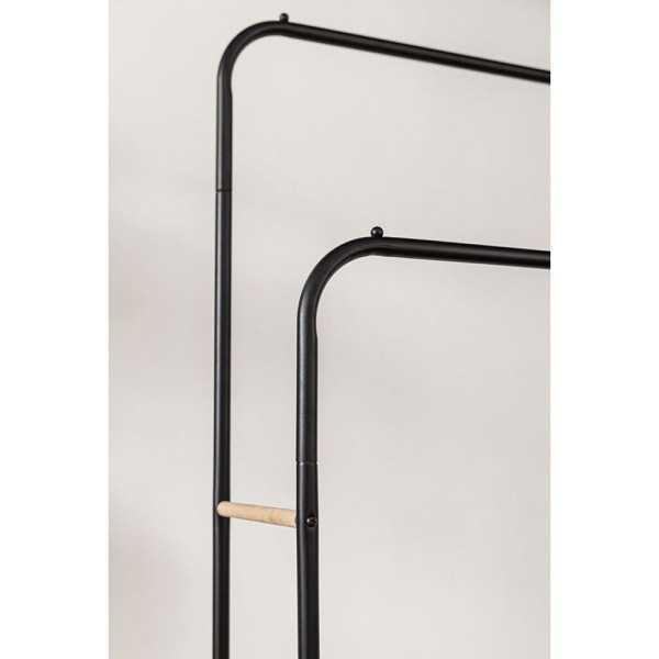 Perchero Burro Hangy Duo Negro Hasta 30 kg NEWLUX