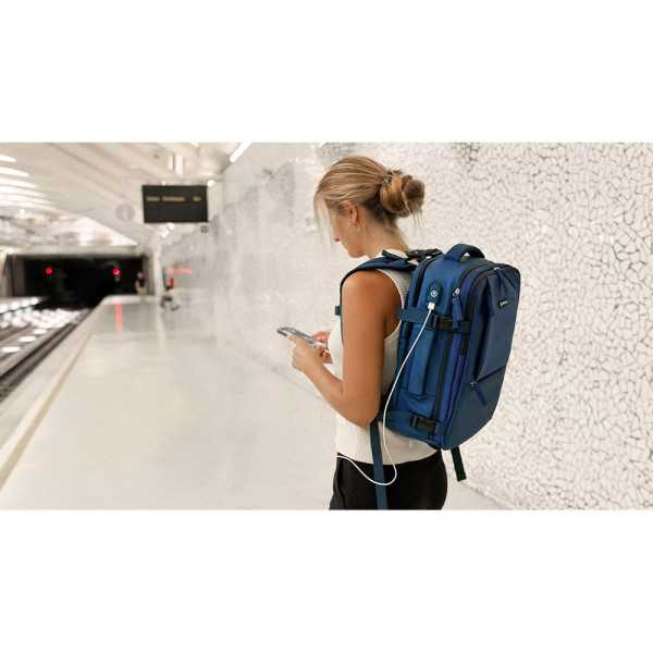 Mochila de 20 l Explorer Backpack B40 40 x 25 x 20 cm Azul Petróleo NUMADA