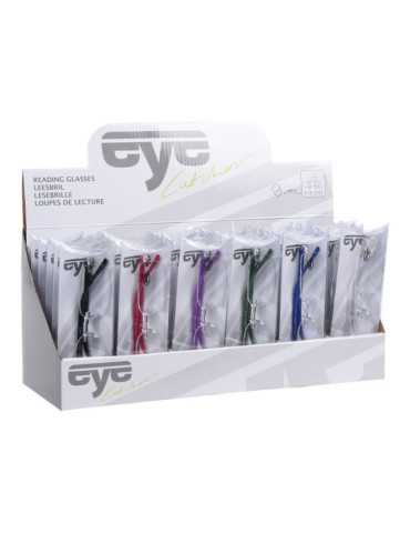 Lote de 30 Unidades Gafas de Lectura Colores Surtidos, Expositor 30 uds EYE CATCHER