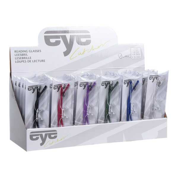 Lote de 30 Unidades Gafas de Lectura Colores Surtidos, Expositor 30 uds EYE CATCHER