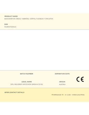 Buscador de Líneas, Tuberías, Cortes, Fusibles y Circuitos PANCONTROL 2