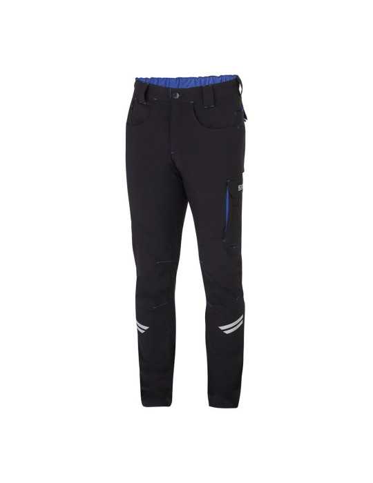 Pantalón Ligero Técnico Negro/Azul Kansas T4 - XL SPARCO