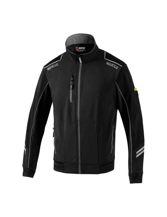 Chaqueta Light-Shell Tech Técnica, Negra/Gris, Austin, T1 - S SPARCO