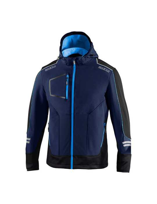 Chaqueta Soft-Shell Tech Técnica, Azul Marino/Azul, York,, T1 - S SPARCO
