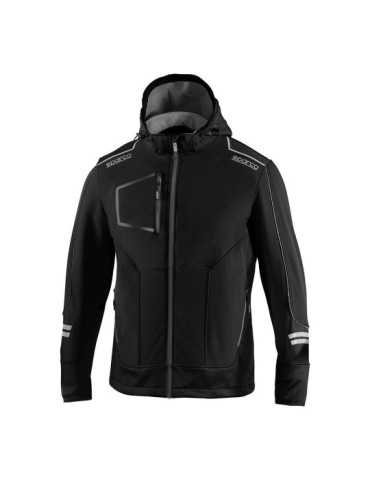 Chaqueta Soft-Shell Tech Técnica, Negra/Gris, York, T3 - L SPARCO