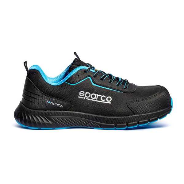 Zapato Deportivo de Seguridad Traction Nubuck Takuma, Esd S3S Sr Fo Hro SC, Talla 41 SPARCO