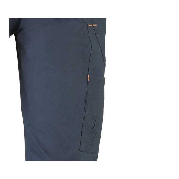 Pantalón Multibolsillo Elástico Road Azul Marino, Talla M JUBA