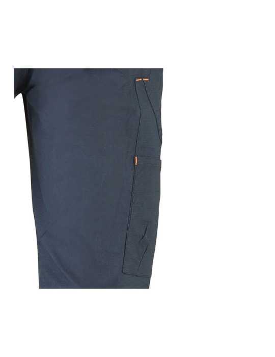 Pantalón Multibolsillo Elástico Road Azul Marino, Talla M JUBA