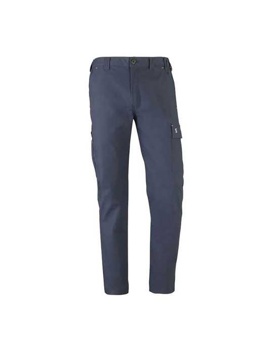Pantalón Multibolsillo Elástico Road Azul Marino, Talla XXL JUBA