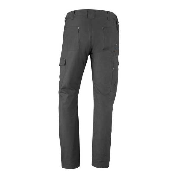 Pantalón Multibolsillo Elástico Road Gris, Talla 3XL JUBA