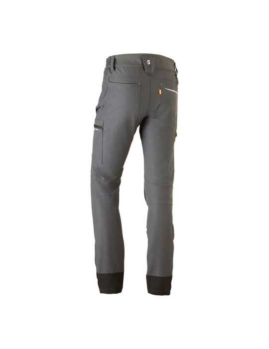 Pantalón Multibolsillo Elástico Dynamic Gris, Talla M JUBA