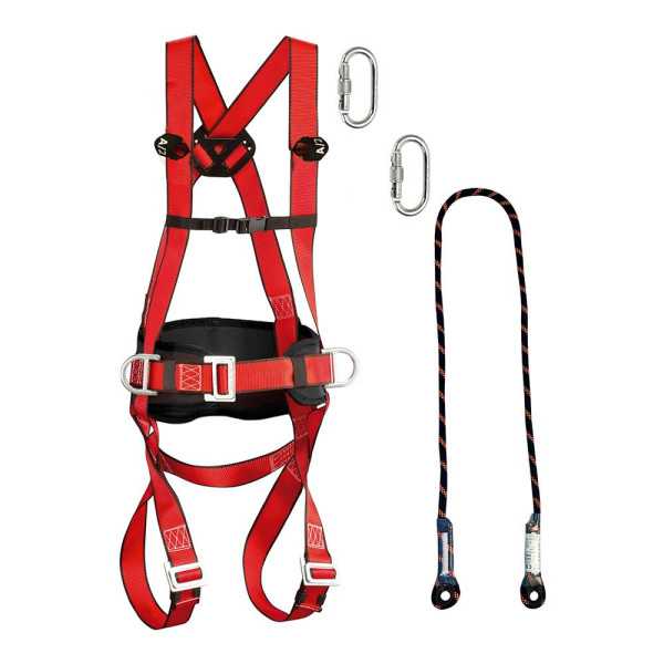 Kit Arnés Maxipro, 2 Puntos de Anclaje, Amarre 1,5 m, 2 Conectores CLIMAX30 CLIMAX