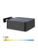 Aplique Solar Cuadrado, IP 44 1,5W, 200Im 2700K, Luz Cálida, Medidas: 10,5x4,6x13,6cm. PHILIPS