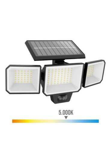 Aplique Solar Nysil con Sensor, Negro, 8,7 W, 5000 K, 1000 lm PHILIPS