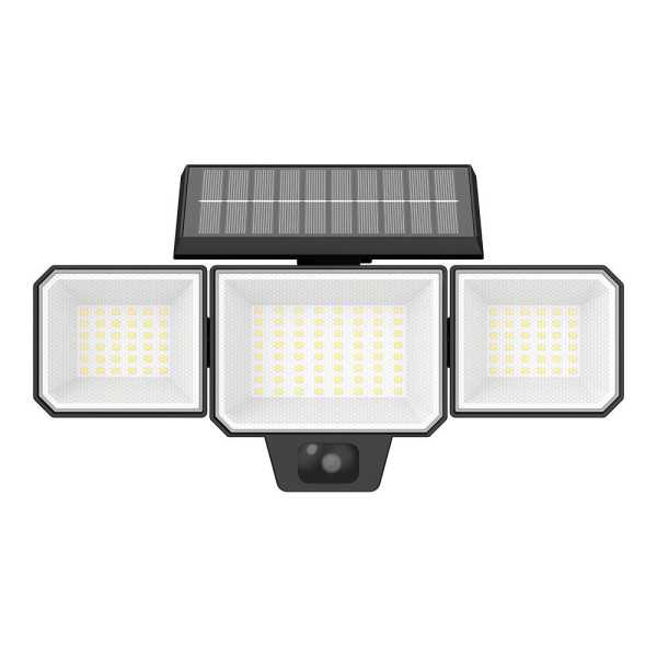 Aplique Solar Nysil con Sensor, Negro, 8,7 W, 5000 K, 1000 lm PHILIPS