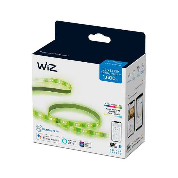 Tira de LED 2m 1.600lm Starterkit Wiz PHILIPS