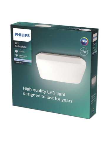 Plafón LED Cuadrado Mauve 17 W 4000 k 2000 lm 32,5 x 32,5 x 7,5 cm PHILIPS 2