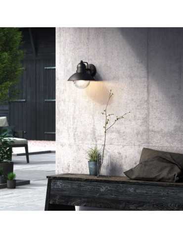 Aplique Exterior Hoverfly E27 60 w sin Bombilla, Color Negro, Luz Hacia Abajo PHILIPS 2