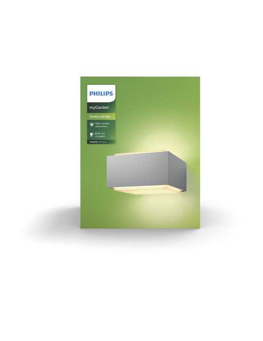 Aplique LED E27 Modelo Hedgehog Gris 18,2 x 16 x 9,1 cm PHILIPS