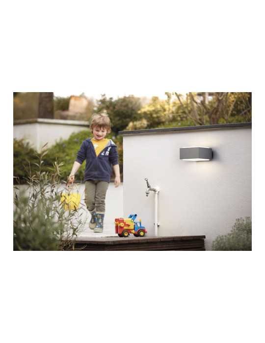 Aplique LED E27 Modelo Hedgehog Gris 18,2 x 16 x 9,1 cm PHILIPS