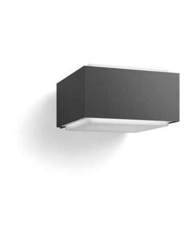 Aplique Pared, Exterior, Hedgehog, Antracita, E27, 42 W, sin Bombilla, Iluminación Bidireccional PHILIPS