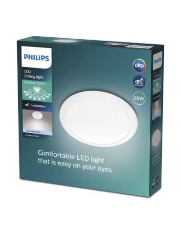 Plafón LED Circular Cinnabar 20 W 4000 k 2000 lm Ø40,4 x 10,6 cm PHILIPS 2