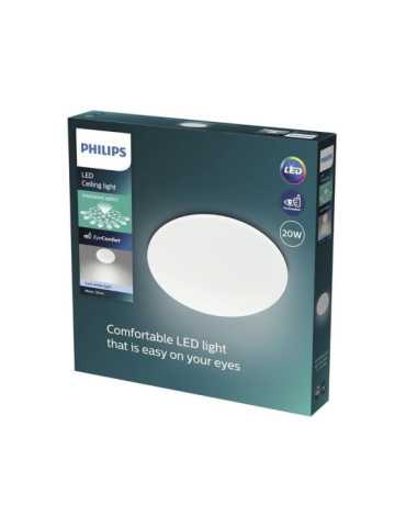 Plafón LED Circular Moire 20 W 4000 k 2300 lm Ø38 x 5 cm PHILIPS 2