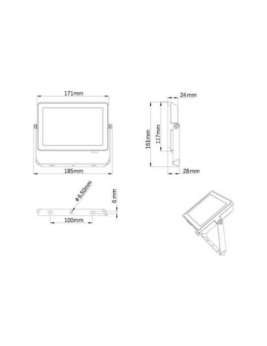 Proyector 30 W 2850 lm 6500 K IP65 PHILIPS
