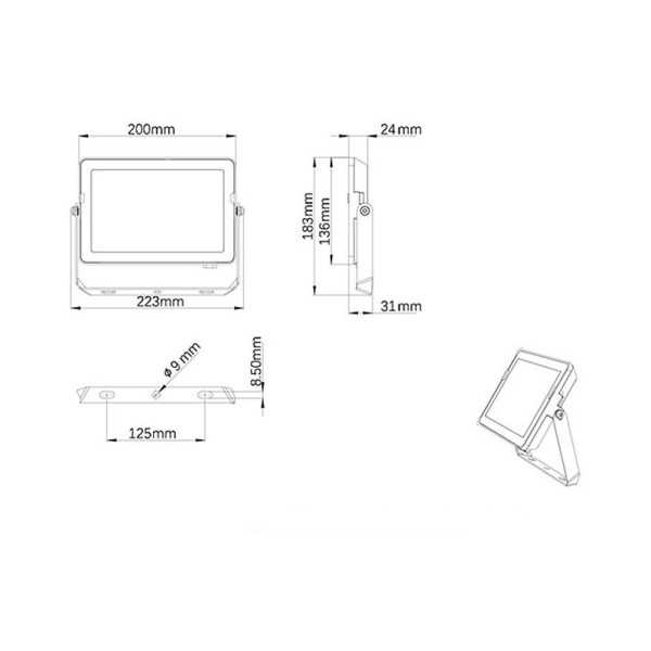 Proyector 50 W 4750 lm 6500 K IP65 PHILIPS