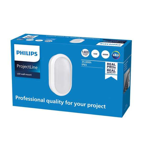 Aplique de Pared Mount Ovalado 15 W 1400 lm 4000 K PHILIPS