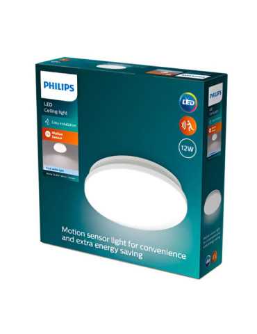 Plafón LED Circular con Sensor Acuna 12 W 4000 k 1500 lm 24,5 x 24,5 x 6,3 cm PHILIPS 2