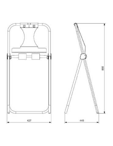 Portabobinas para Rollo Papernet de Suelo JOFEL 2