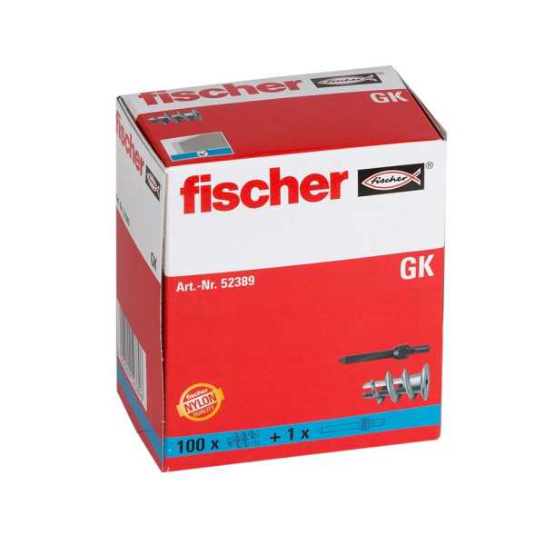 Taco Nylon de Paneles de Yeso 52389-GKM (Caja 100 unid) FISCHER
