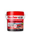 Impermeabilizante Rojo con Fibras 4 L FISCHER