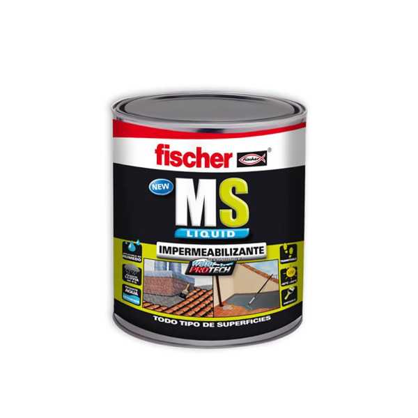 Impermeabilizante Ms Líquido Blanco 1 kg FISCHER