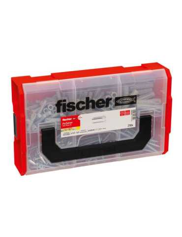 Tacos Sx Plus S 6/8/10 + Tornillos, Maletin Fixtainer 210 uds FISCHER