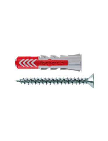 Tacos Duopower T Ø8 x 40 mm + Tornillos Ø5 x 55 mm, Bote 200 uds FISCHER