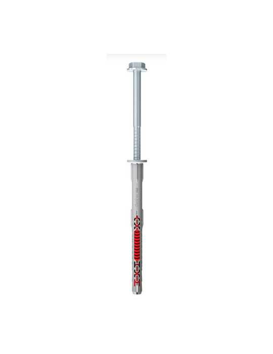 Tacos de Expansión Duoxpand Fus Ø10 x 100 mm + Tornillos Ø7 x 109 mm, Bolsa 10 uds FISCHER