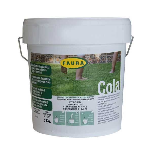 Cola Especial para Césped Artificial Bote 6 Kg FAURA